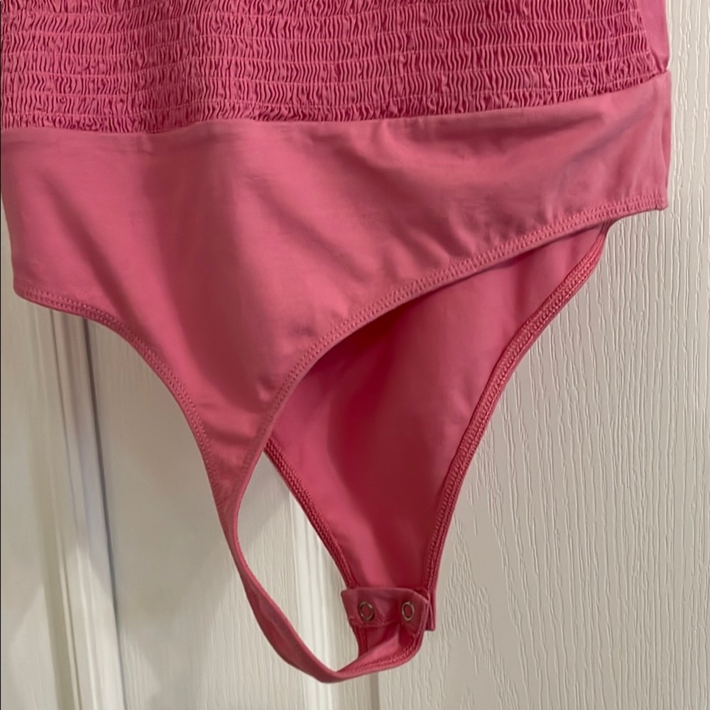 Express pink Ruffled Kids One Piece - Picture 5 of 5